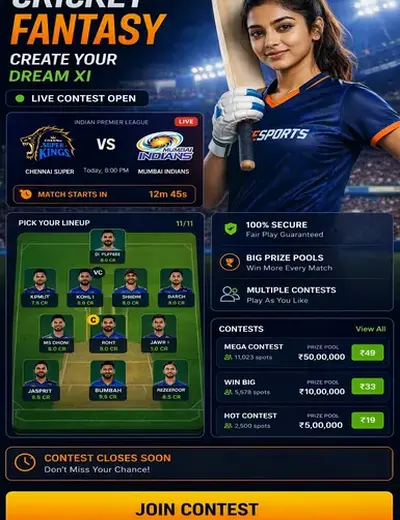 Play4Rgameplay (Play4R game play) fantasy cricket & matchday visual 3